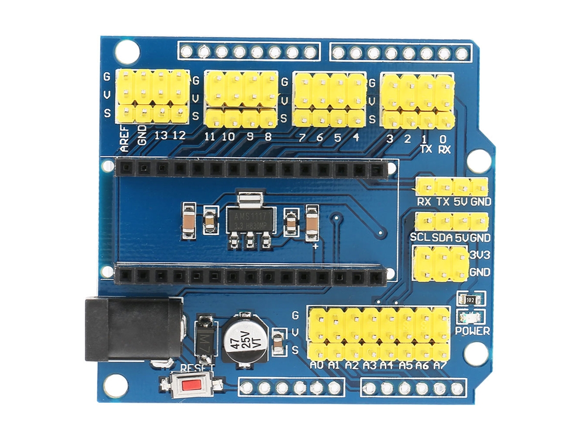 Laxiscreed Placa De Proteção/expansão Para Arduino Duemilanove 2009 Com Função De Expansão