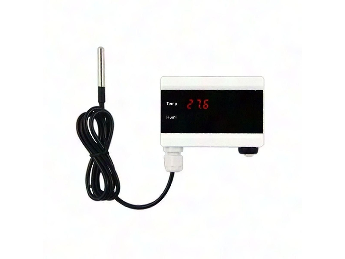 Sensor De Temperatura Wifi Tuya Termômetro Inteligente Com Display Digital Alerta De Aplicativo Para Alarme De Água Do Freezer Plugue Da Ue