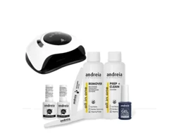 KitPro iniciação de verniz gel + catalisador de unhas MS ANDREIA