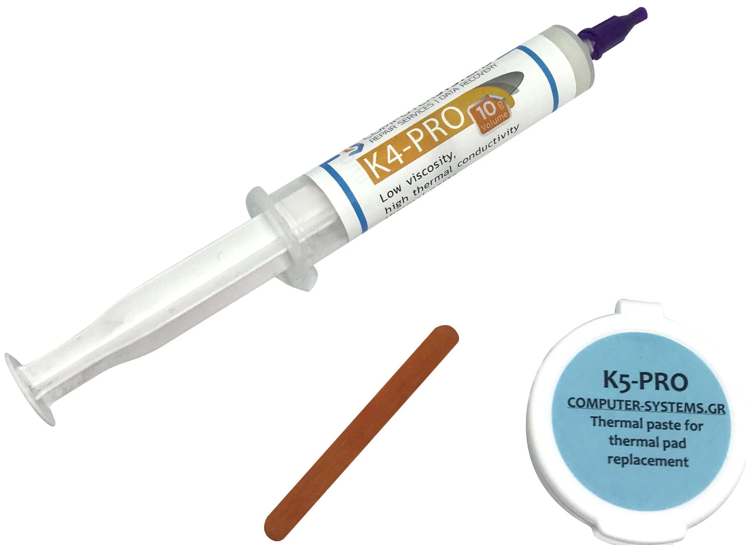 Conjunto de Substituição de Pasta Térmica e Almofada de Massa Térmica K5 Pro 20G e K4 Pro 10G