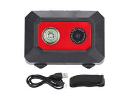 Mini Câmera com Faixa de Cabeça Ajustável e Luz de Busca Led Integrada. TAISHENGDA