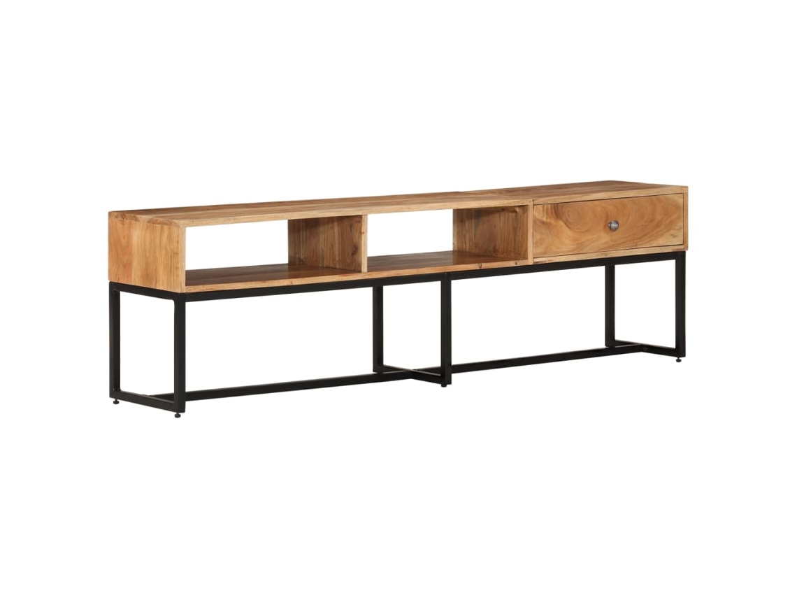 Vidaxl Móvel de Tv 160x30x45 Cm Madeira de Acácia Maciça
