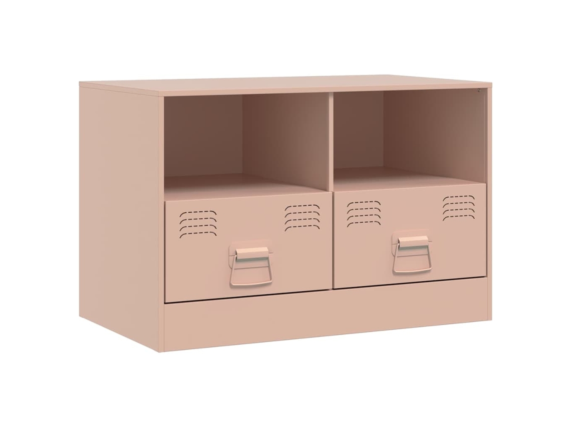 Tv Cabinet, Tv Cabinets Vidaxl Cor-de-rosa Aço (n/a)