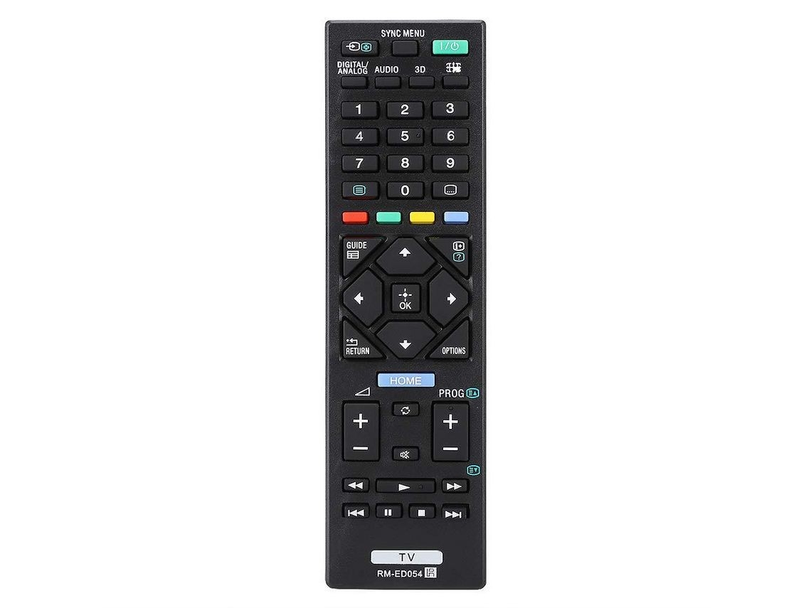 Remote Control For Sony Smart Tv Rm-ed054 - Black