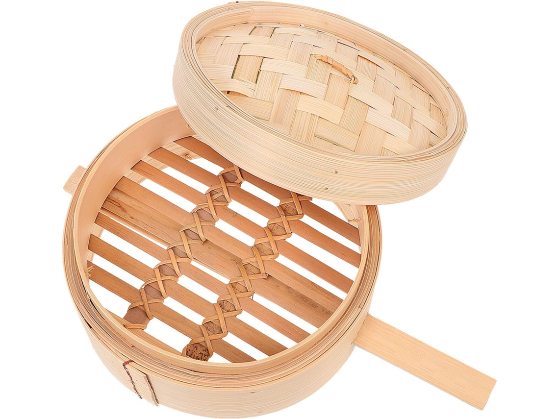 Conjunto De Cesta Para Vaporizador 18 Camadas Com Tampa Culinária Asiática - Pães, Vegetais E Arroz Cozidos No Vapor