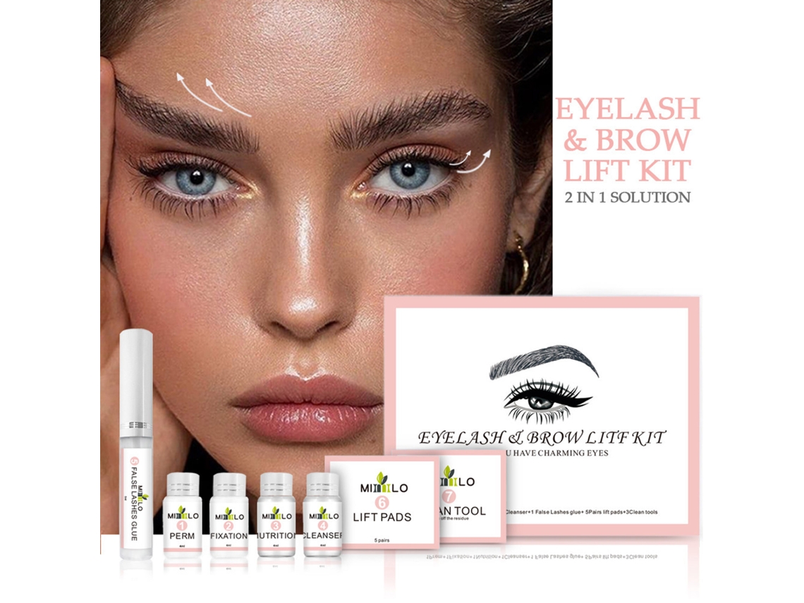 Kit Profesional De Lifting Y Perm Para Pestañas Semipermanente Con Efecto Rizado Y Duradero
