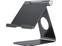 Suporte de alumínio para tablet, ajustável e durável, compatível com iPad 10.9/10.2 e Pro 13/12.9/11.