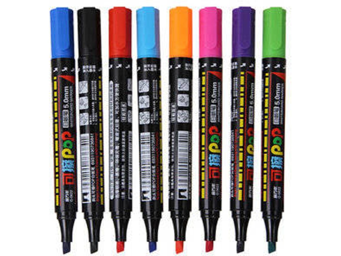 Marcador CHAOCHUANG (8 Cores - 5.0mm)