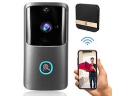 Lurelia Videoporteiro Inteligente, Wi-fi, Áudio Bidirecional, Sensor Pir, Deteção Humana, Sem Fios, Resposta Rápida