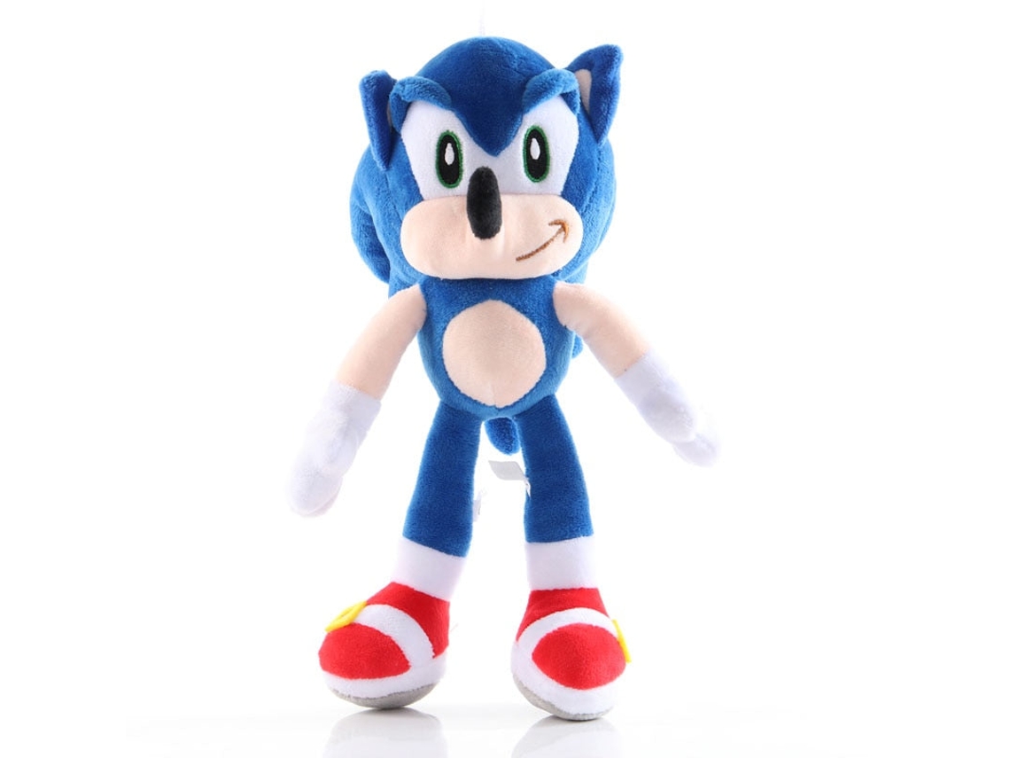 Pelúcia Sonic Azul 45 Cm Grande