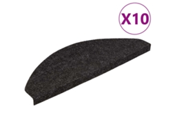 Maison Exclusive - Tapetes De Escada Adesivos 10 Pcs 65x22,5x3,5 Cm Antracite