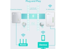Powerline TP-LINK TL-WPA4220 (AV500 - N300)