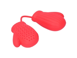Eyf infusor de Chá em Silicone Forma de Luvas Filtro para Chá em Folhas Halloween Presente