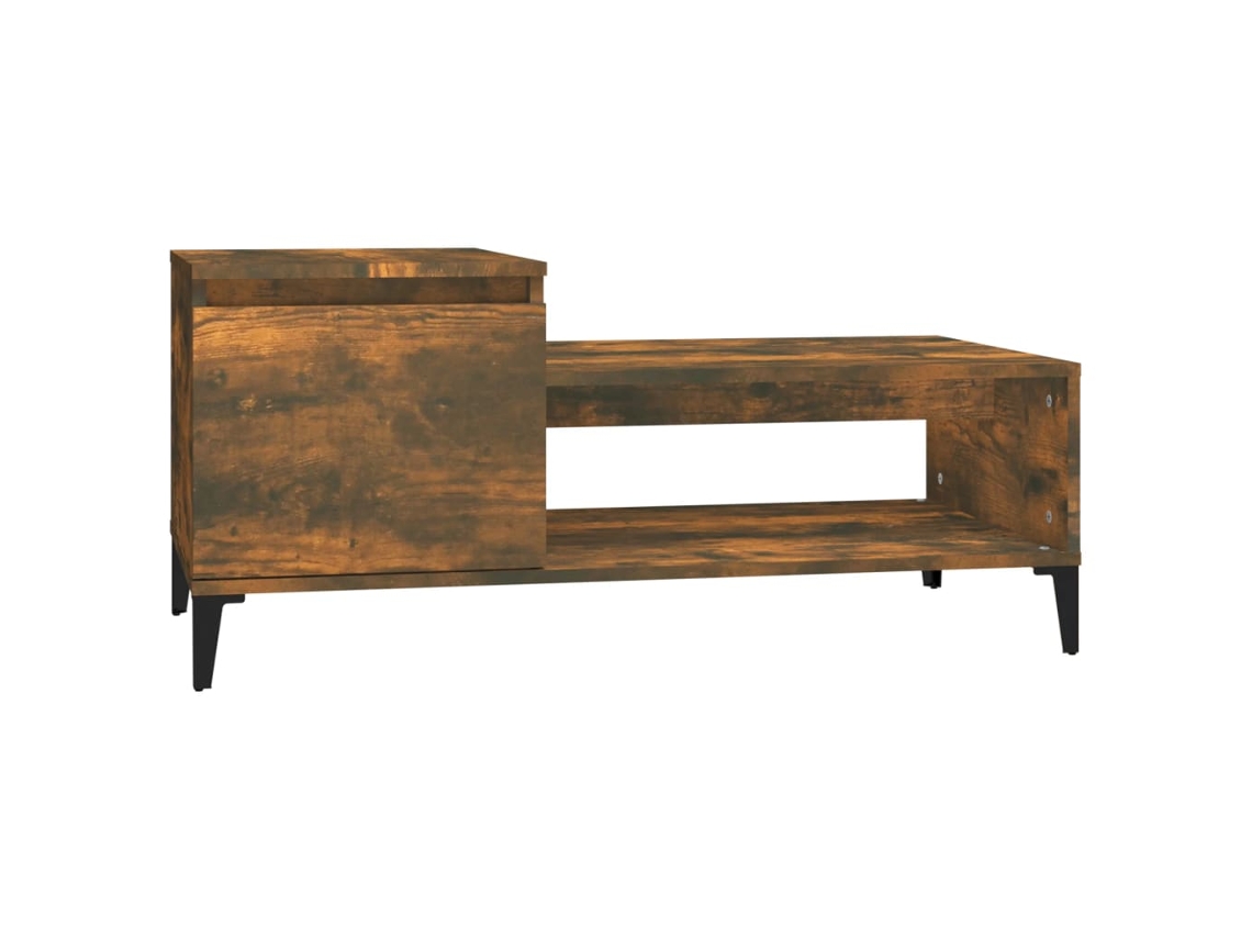 Mesa de Centro Derivados Madeira Carvalho Fumado MAISON EXCLUSIVE (100x50x45 cm)