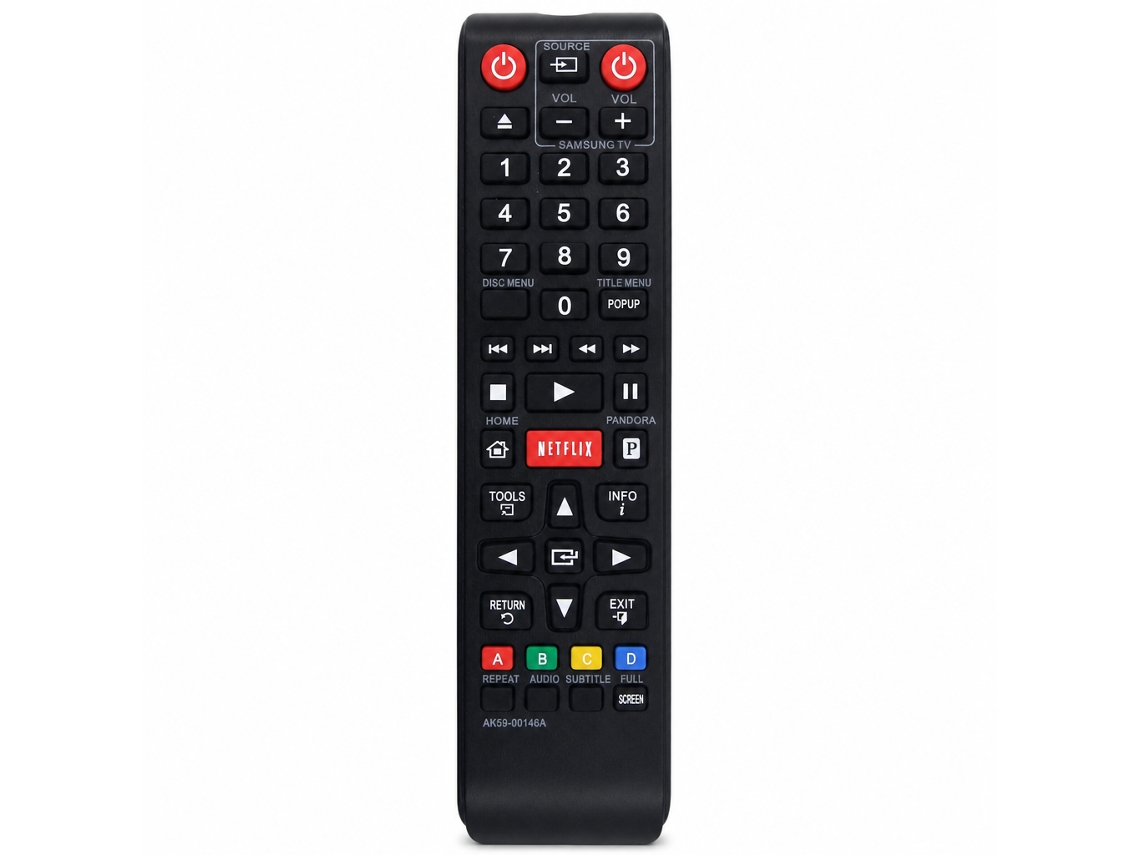 Comando À Distância Compatível Com Tv Samsung, Modelo Ak59-00146a
