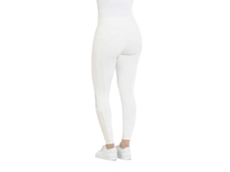 Calça de Montar com Assento de Silicone Brigitte Branco 44Equitheme