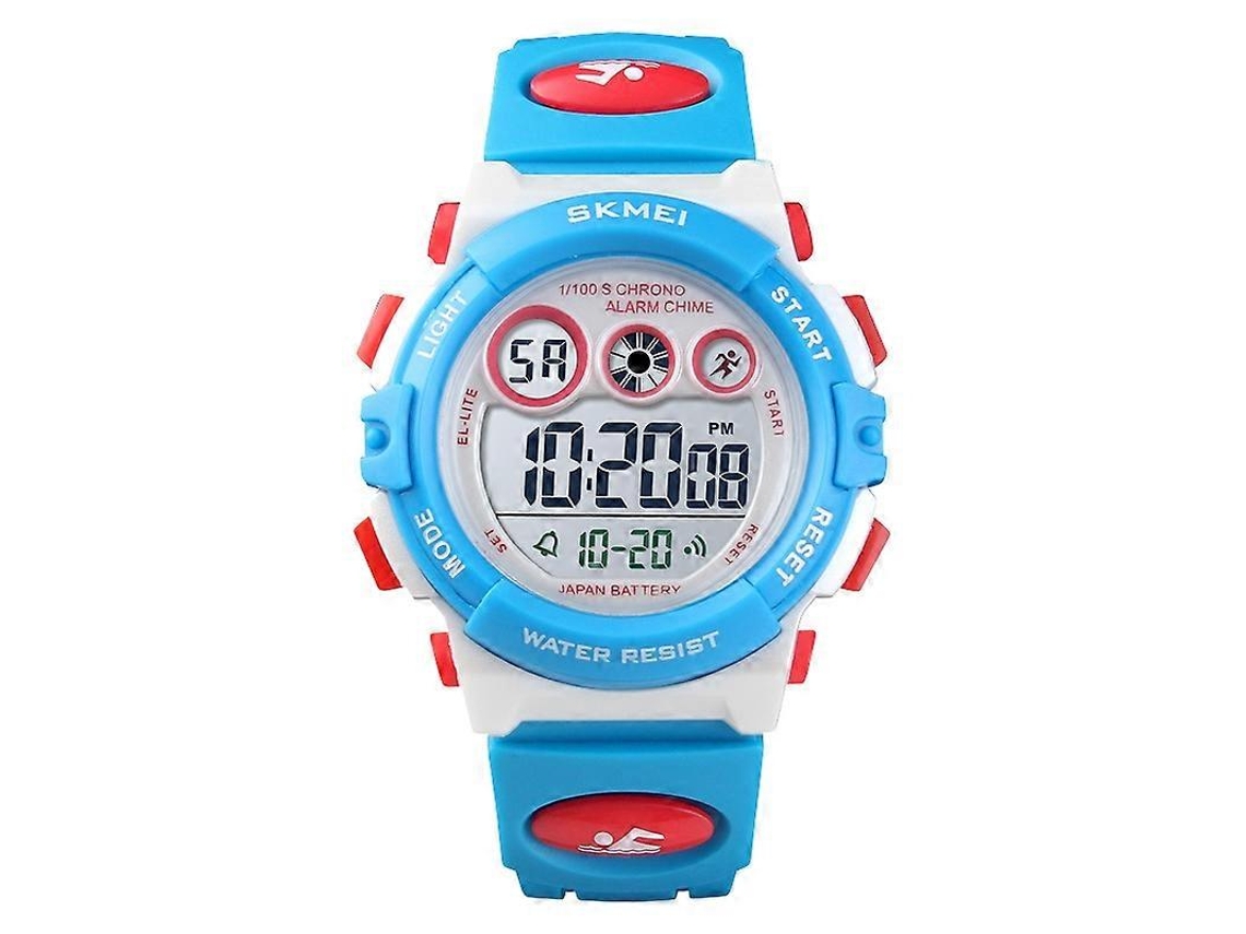 Relógio Eletrônico Esportivo Infantil Skmei 1451 Com Cronômetro Digital Led Luminoso E Cronógrafo.