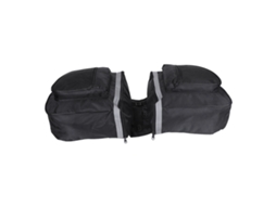 Bolsa Mali traseira impermeável de 25L com estrias refletivas para mountain bike