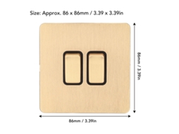 Laxiscreed Interruptor De Painel Moderno Para Eletrodomésticos, Ac250v
