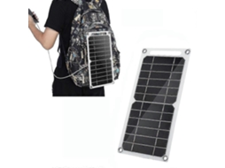 Carregador De Painel Solar Para Celular, Banco De Energia, Carregador Solar Portátil De Emergência Para Acampamento Ao Ar Livre Olysi Shop