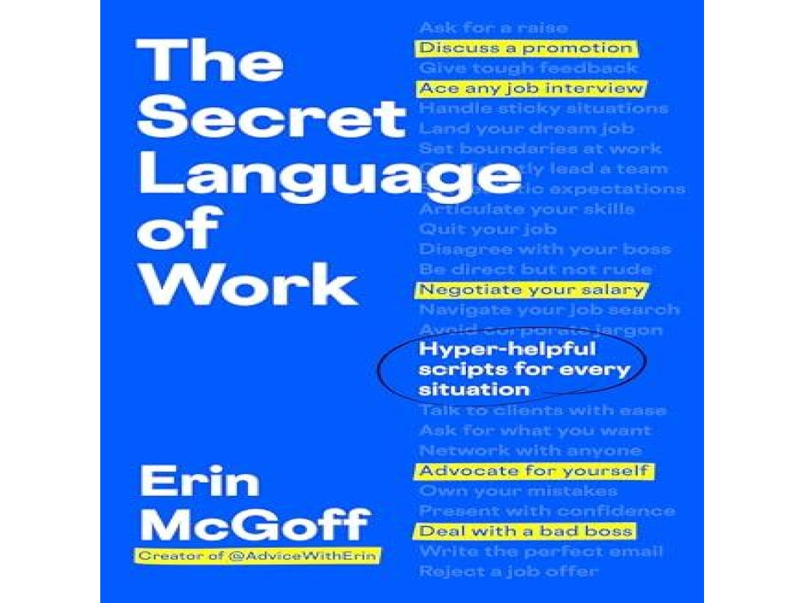 Livro Secret Language of Work de Erin McGoff (Inglês)