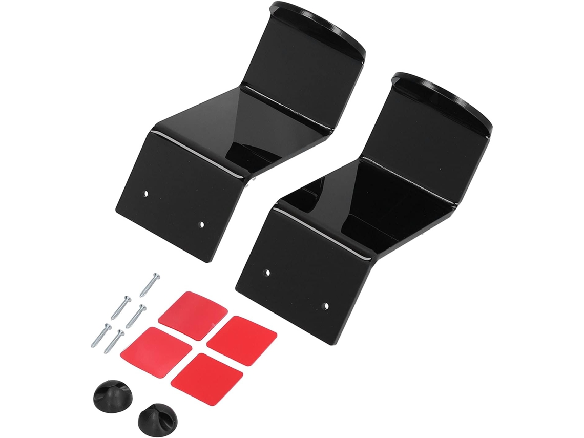 Conjunto De 2 Suportes Para Fones Ouvido Ganchos Controle Jogos Preto