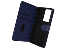 Capa Fólio Para Xiaomi Poco F4 Folio-chester-bl-pcf4 Azul