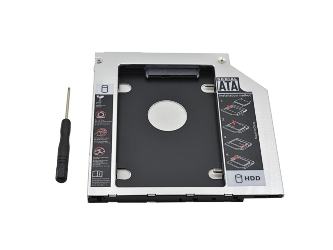 Adaptador Universal Sata Hdd Ssd Disco Caddy Bandeja Invólucro Óptico Driver UISAVE Rígida
