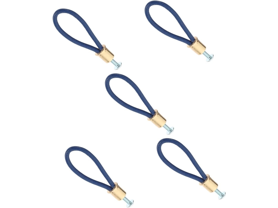 Cabilock Conjunto De 5-puxadores Rústicos Para Portas Armário, Puxadores De Couro Para Gavetas E Armários Estilo Fazenda