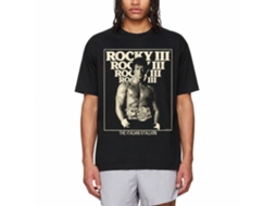 Rockinstone Rocky Movie 3 Italian Stallion Black Adult T-shirt Size:m