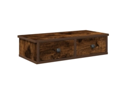 Wall Shelf, Wall Shelves Vidaxl Marrom Madeira Processada (60 X 28 X 15 Cm)