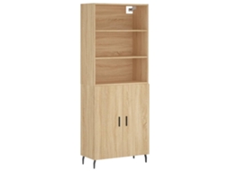 Highboard, Highboards Vidaxl Marrom Madeira Processada (n/a)