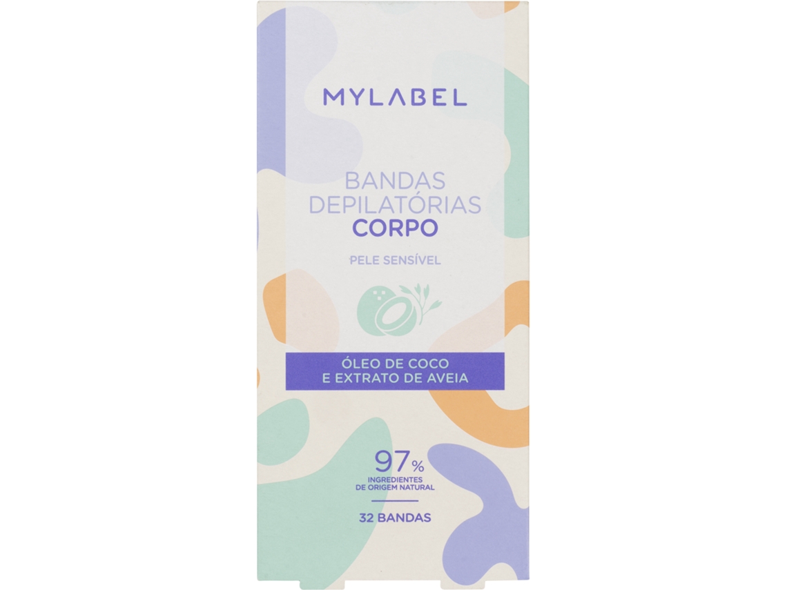 Bandas Depilatórias Cera Corpo Coco MYLABEL emb. 32 un