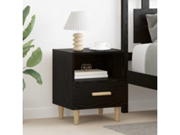 Vidaxl Armário de Cabeceira 2 Pcs Carvalho Preto 40 X 35 X 47 Cm