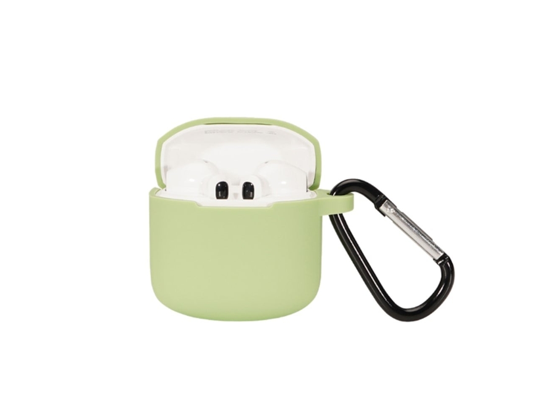 Capa De Silicone Edifier Lollipods Mini Com Fivela Verde Claro Brilvibera