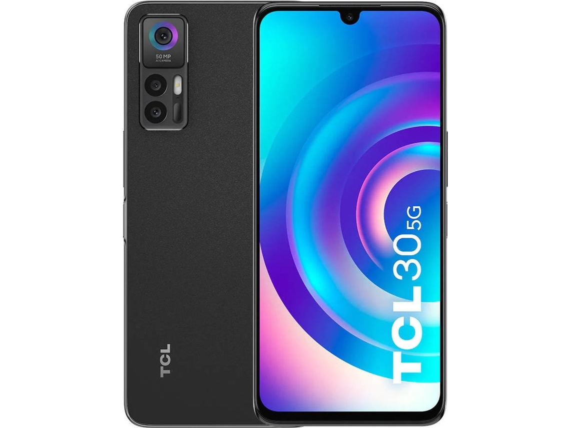 Smartphone TCL 30 5G (Outlet Grade B - 6.6'' - 4 GB - 64 GB - Preto)