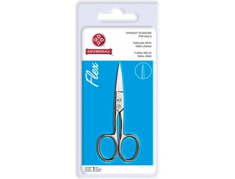 Tesoura de Unha MUNDIAL BC-322 Flex Reta