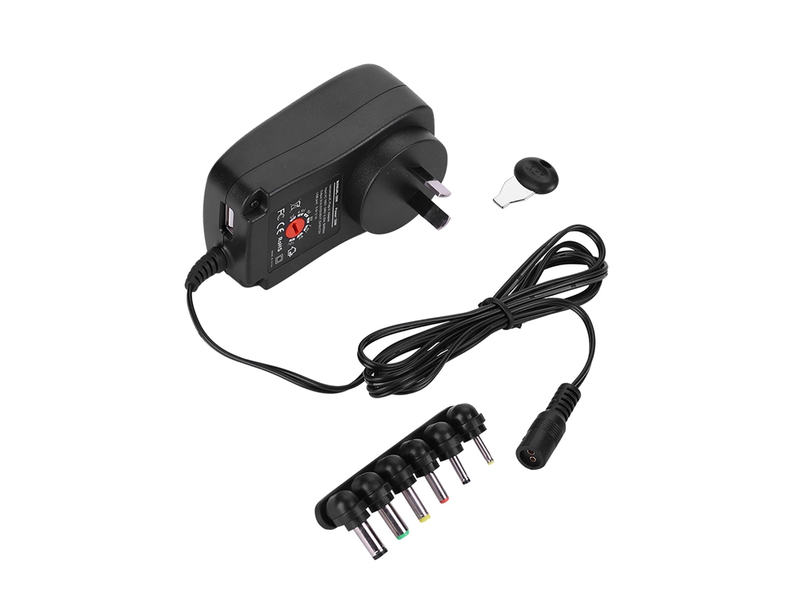 Aetheria adaptador de Alimentação Ajustável 3 12v 30w Anti interferência com Proteção Multinível e Plugues Dc
