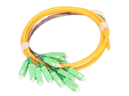 Aetheria ponta de Fibra Óptica de Modo Único 12 Fios 1.5m Sc apc Estável com Compatibilidade Ampla para Gerenciamento de Cabos