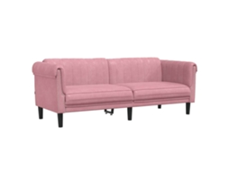 Sofa, Sofas Vidaxl Cor-de-rosa Veludo (n/a)