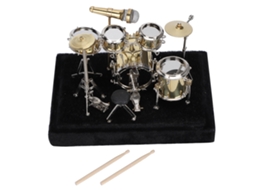 Mini Bateria Modelo Casa Instrumento Decoração Presente Formatura