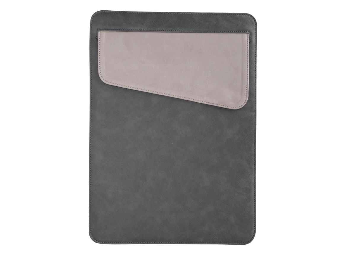 Capa Para Laptop 13 Polegadas, Com Bolsos, Com Zíper, Cor Cinza, Para Trabalho E Viagem Elysve