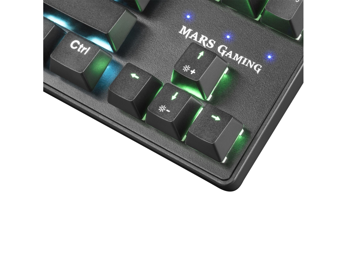 Teclado Gaming MARS GAMING MkxtklQwerty (Mecânico - Espanhol - Preto)