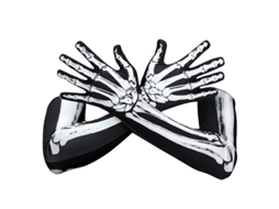 1 Par de Luvas Fantasmas para Presentes de Halloween ALLINLESS