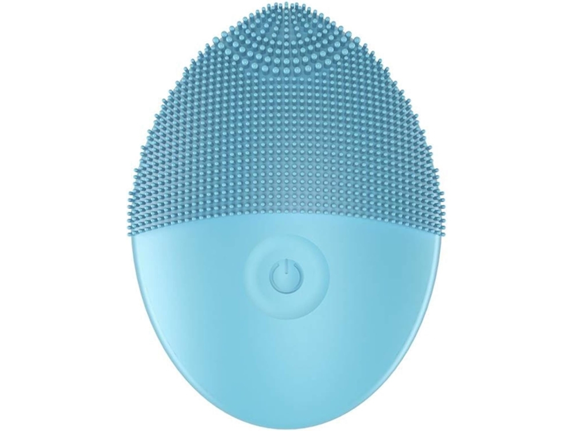 Escova De Limpeza Sônica De Silicone, Remoção De Cravo Recarregável, Massageador Escova Facial Azul.*
