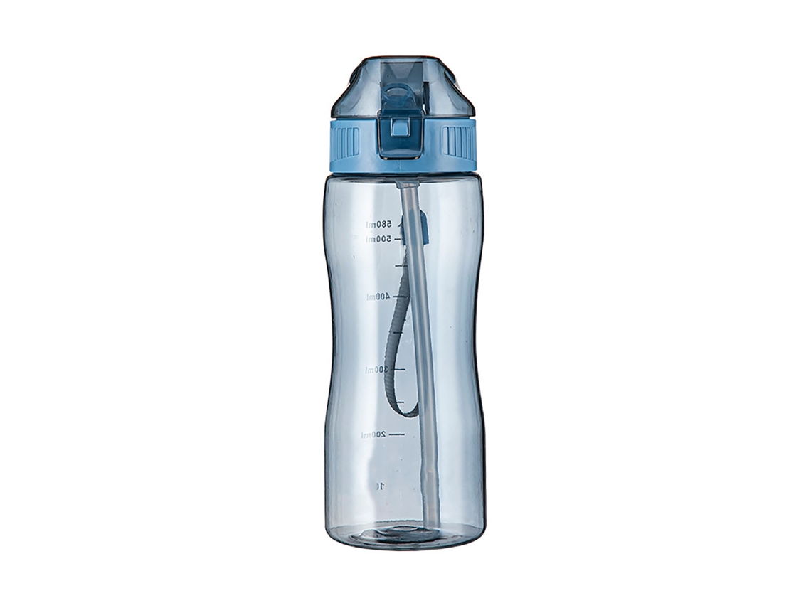 Garrafa de Água Motivacional Portátil Anti queda 580ml Pc Esportiva