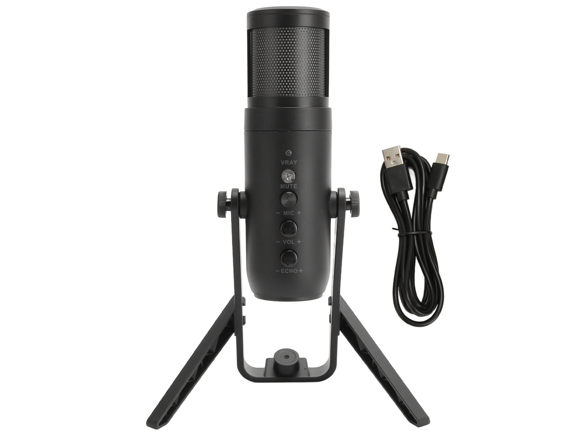 Microfone Gaming Usb LAXISCREED Rgb Ruído Reduzido