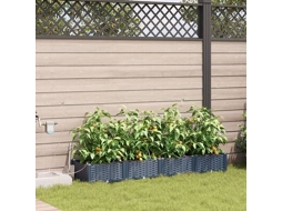Jardineiras Com Sistema De Irrigação 4 Pcs Cinza Wsd434946 Lovely Home