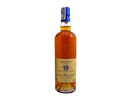 Whisky Single Malt ROYAL BRACKLA 18 Anos (0.7 L - 1 Unidade)