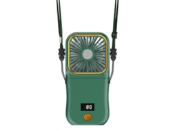 Ventilador De Mão Com Powerbank 3000mah,ventilador Bolso Portátil Usb Dobrável Pessoal,3 Velocid Ades,para Quarto